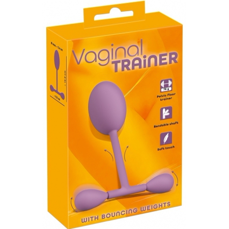 You2Toys Antrenor Pelvin cu Greutăți Oscilante 78g Mov