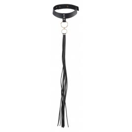 Zgarda cu Lesa Maze Tassel Choker Negru DDS