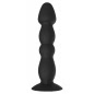 Plug Anal Vibrant ToyJoy Large — 17 cm, Reîncărcabil Negru