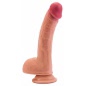 Dildo Realistic 20.5cm Dual-Layered Natural