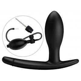 Dop Anal Gonflabil Pretty Love Drake 7.8cm Negru