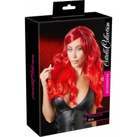 Perucă Cottelli Collection Wig Wavy Long Roșu