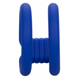 Inel Penis Dual Penis Cage Albastru