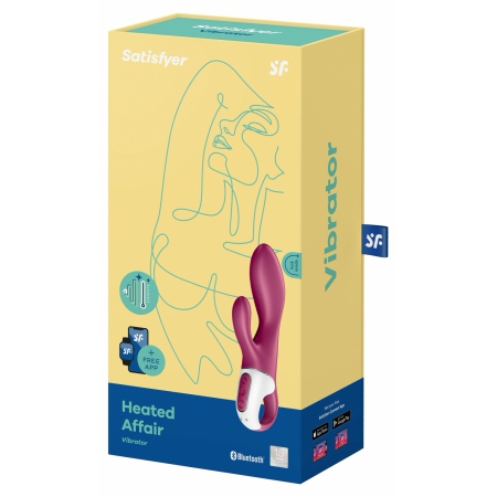 Vibrator Smart Cu Încălzire Heated Satisfyer Roșu