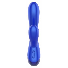 Triple Love Vibrator Rabbit Multifuncțional Albastru