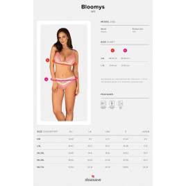 Set Obsessive Bloomys Roz S-M