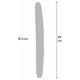 Get Real – Dublu Dong 40 cm, Silicon Realist