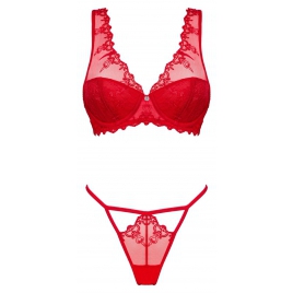 Set Obsessive Lonesia Roșu L-XL