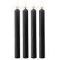 Set 4 Lumânări Negru