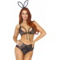 Costum Leg Avenue Bedroom Bunny Negru XS-L