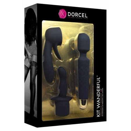 Set Jucării Erotice Dorcel Wanderful Negru
