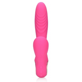 Loveline Rabbit Heat – Limbă Oscilantă, încălzire 13.5 cm Roz