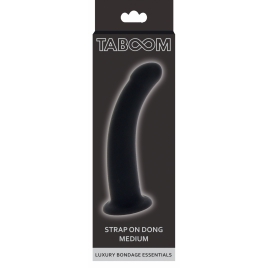 Dildo Strap-On Dong Medium 14cm Negru