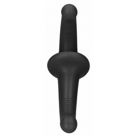 Silicone Strapless Strapon Negru