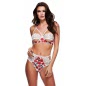 Set Baci White Floral And Lace Alb M-L