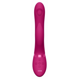 Aimi Pulse Wave and Vibrating Punctul G Rabbit Roz