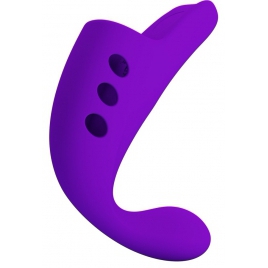 Pretty Love Gorgon Vibrator Pentru Deget Reîncărcabil 10 Moduri Mov