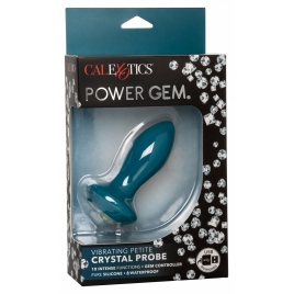 Anal Plug Vibrating Petite Crystal Probe Albastru