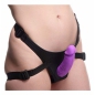Double Charmer Silicone Double Dildo with Harness Mov