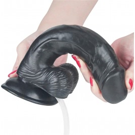 Dildo 23cm Cu Ejaculare Extremă Negru