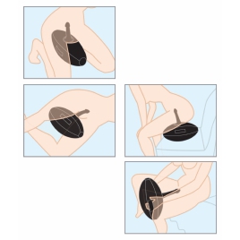 Body Dock Love Ball Saltea Gonflabilă Creativă Pipedream Negru
