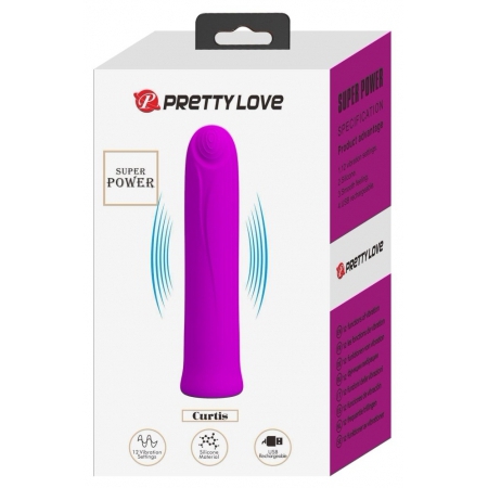 Pretty Love curtis Purple - 12 Moduri, Reîncărcabil, Discret Mov