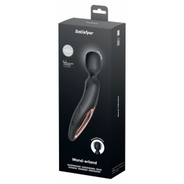 Satisfyer Wand-erland - 50 Programe, Reîncărcabil Negru