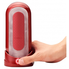 Tenga FLIP 0 Red FLIP WARMER Gel încălzit 18 cm Roșu