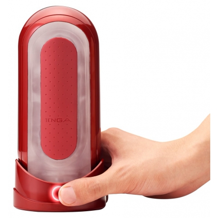 Tenga FLIP 0 Red FLIP WARMER Gel încălzit 18 cm Roșu