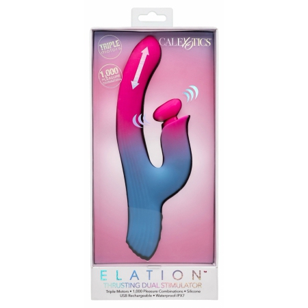 CalExotics Elation Rabbit Dual 3 Motoare +1000 Combinații Roz