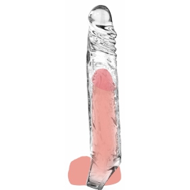 ToyJoy Extension Sleeve XLarge +9.5 cm – Discret Transparent