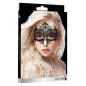 Queen Lace Mask Negru
