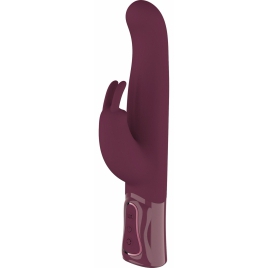 She.E.O Rabbit Rotativ Reîncărcabil — 10 Vibrații, 3 Rotații Vișiniu