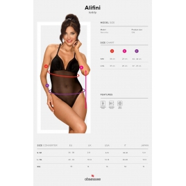 Body Obsessive Alifini Negru S-M