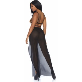 Rochie Leg Avenue Cage Maxi Negru M-L