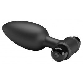 Debra Plug Anal Vibrant 10 Funcții, Flared — Negru
