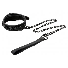 Zgarda Sinful 1 Inch Collar Negru DDS