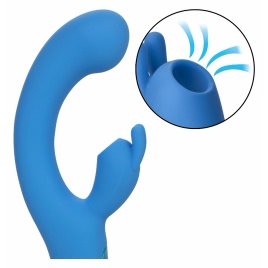 Vibrator Rabbit Elite Suction Albastru