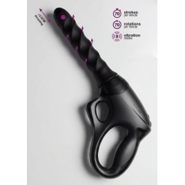 Cadence Fatale PRO+ — Vibrator Rotativ, 9 Moduri, 2,5 cm