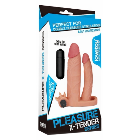 Prelungitor Penis Double Add 1 Vibrating