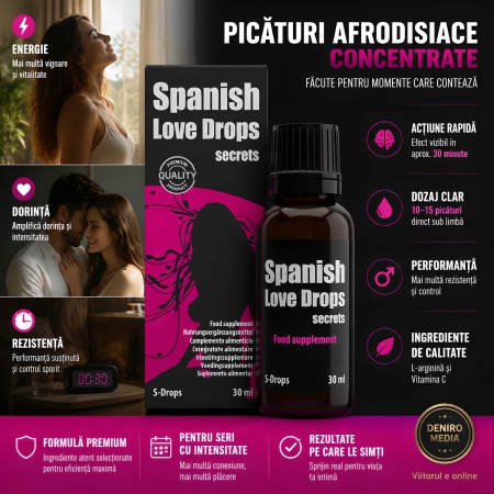 Afrodisiac Spanish Love Drops Secrets 30ml