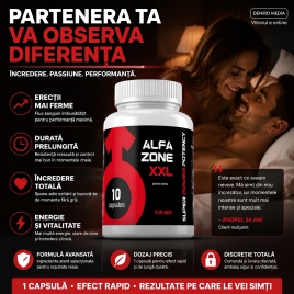 Pastile Potență ALFA ZONE XXL 10 capsule
