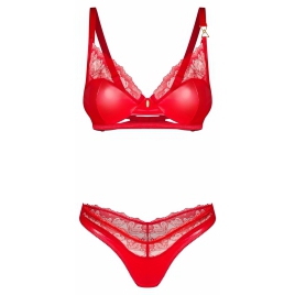 Set Obsessive Aliosa 2 Piese Roșu L-XL