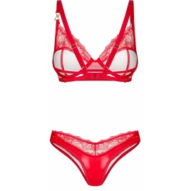 Set Obsessive Aliosa 2 Piese Roșu L-XL