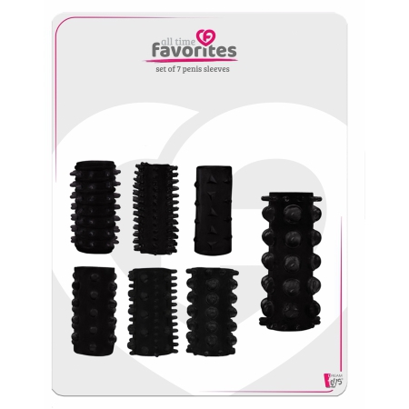 All Time Favorites Sleeves Set Negru