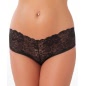 Chilot Amorable Ariella Brief Negru S-L
