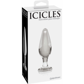 Anal Plug de Sticlă Icicles 26 Transparent