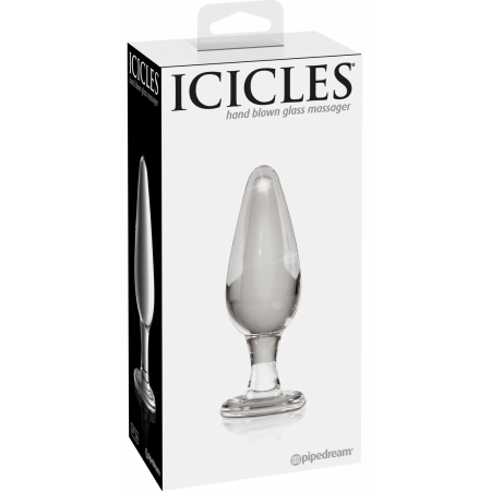 Anal Plug de Sticlă Icicles 26 Transparent