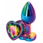 Anal Plug Rear Assets Multicolor Heart S