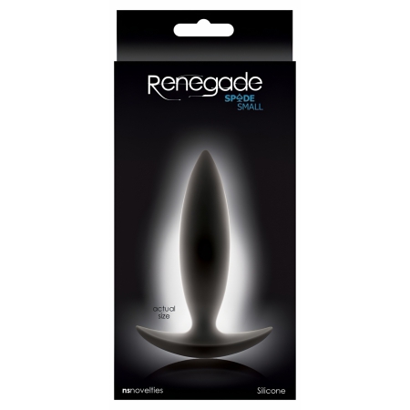 Anal Plug Renegade Spades Small Negru